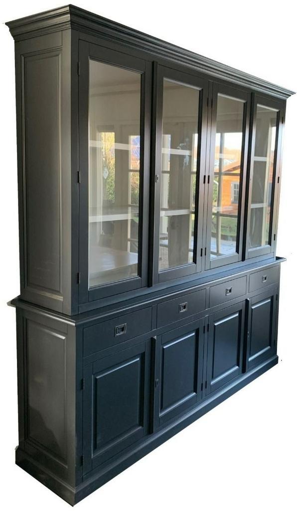 Buffetkast Dronten antraciet - wit 220cm, Huis en Inrichting, Kasten | Buffetkasten, Ophalen of Verzenden