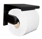 Brush toiletrolhouder mat-zwart, Verzenden, Nieuw