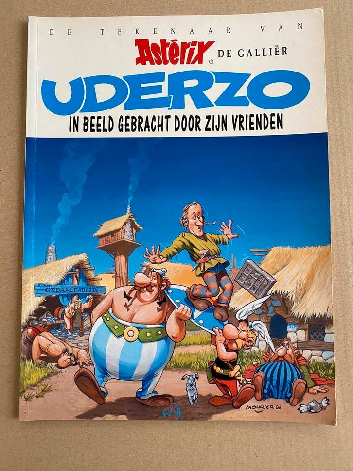 Uderzo in beeld gebracht door zijn vrienden  Asterix-Parodie, Verzamelen, Stripfiguren, Boek of Spel, Gebruikt, Asterix en Obelix