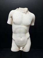 sculptuur, Torso di unatleta romano - 37 cm - marmeren stof