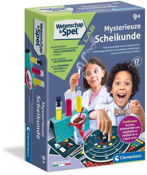 Wetenschap & Spel Mysterieuze Scheikunde | Clementoni -, Hobby en Vrije tijd, Knutselen, Nieuw, Verzenden