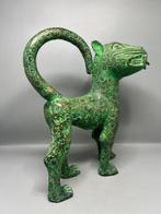 Bronzen luipaardstandbeeld - Benin (Zonder minimumprijs)