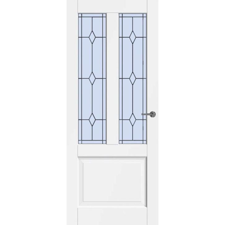 Cando Binnendeur Jersey 83x201,5 (Stomp, Glas in lood), Doe-het-zelf en Verbouw, Deuren en Horren, Nieuw, Glas, Binnendeur, 200 tot 215 cm