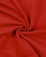 French Terry Brushed Donkerrood, Hobby en Vrije tijd, Stoffen en Lappen, Nieuw, Rood