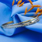 Gouden armbanden set | Ø 66 mm (subtiele armband), Goud, Gebruikt, Ophalen of Verzenden, Overige kleuren