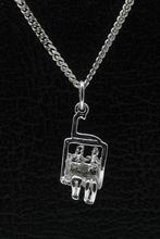 Zilveren Skilift ketting hanger, Verzenden, Nieuw