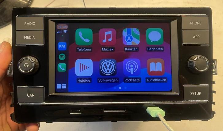 Apple Carplay radio VW Golf 7 Passat B8 Transporter 6.1, Auto diversen, Autoradio's, Nieuw