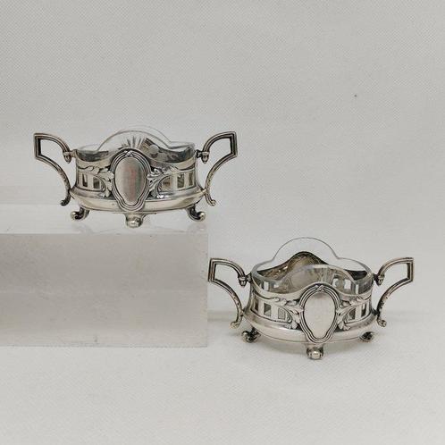 Specerijenbus (3) - Zout, peper en mosterd. - .900 zilver -, Antiek en Kunst, Antiek | Goud en Zilver