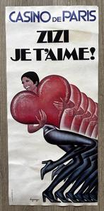Lagarrigue - Casino de Paris “Zizi Je t’aime!” – Manifesto, Antiek en Kunst