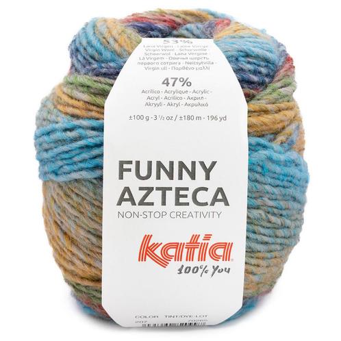 Katia Funny Azteca - 207 herfst - Wol/Acryl Garen, Hobby en Vrije tijd, Breien en Haken, Ophalen of Verzenden