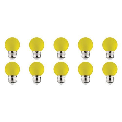 LED Lamp 10 Pack - Romba - Geel Gekleurd - E27 Fitting - 1W, Huis en Inrichting, Lampen | Tafellampen, Nieuw, Overige materialen