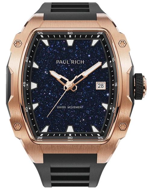 Paul Rich Astro Classic Eclipse Rose Gold AS05 horloge, Sieraden, Tassen en Uiterlijk, Horloges | Heren, Kunststof, Nieuw, Staal