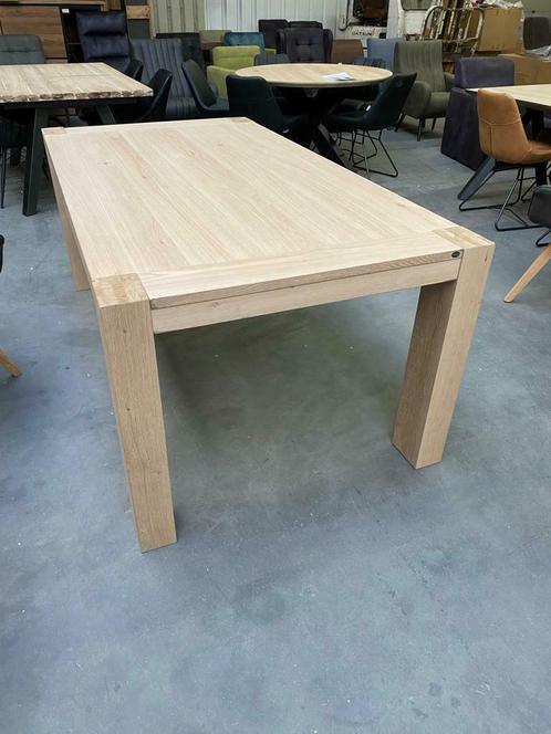 Santorini eettafel castle white, eik white wash  (nieuw, Huis en Inrichting, Tafels | Eettafels, Nieuw, Eikenhout
