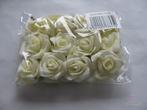 Mini Foam Roos Cream Zelfklevend 2 cm Pak, Ophalen of Verzenden, Nieuw