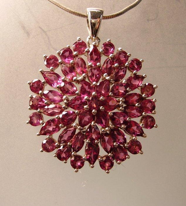 Zonder minimumprijs - Harry Ivens - Hanger Zilver Granaat -, Sieraden, Tassen en Uiterlijk, Antieke sieraden