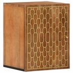 vidaXL Badkamerwandkast 38x33x48 cm massief mangohout, Huis en Inrichting, Tafels | Kaptafels, Verzenden, Nieuw