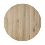 Houten salontafel - 4cm dik eiken - Rond, Verzenden, Nieuw