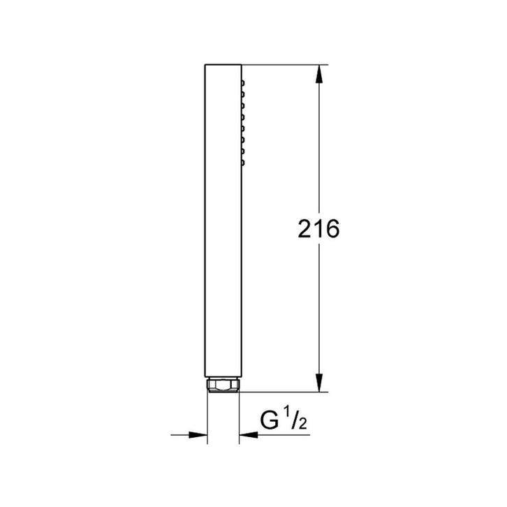 Handdouche Grohe Euphoria Cube+ Stick Cool Sunrise, Doe-het-zelf en Verbouw, Sanitair, Ophalen of Verzenden