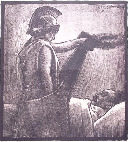 Spotprent over het overlijden van Nederlandse politicus, Boeken, Tijdschriften en Kranten, Nieuw, Verzenden