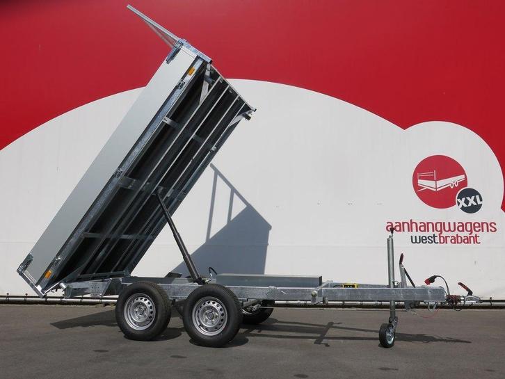 Easyline Kipper enkelas of tandemas al vanaf €3545ex, Auto diversen, Aanhangers en Bagagewagens, Nieuw, Ophalen of Verzenden