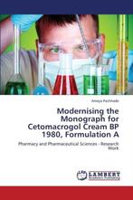 9783659398155 Modernising the Monograph for Cetomacrogol ..., Verzenden, Nieuw, Ameya Pachhade