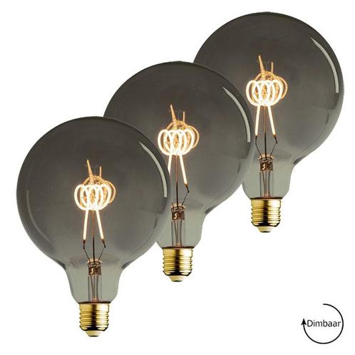 3x E27 LED lamp XL 125 mm | 3.6W 2100K extra warm | Dimbaar, Huis en Inrichting, Lampen | Losse lampen, E27 (groot), Nieuw, 30 tot 60 watt