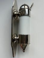 Dispenser - Opaline glas, metaal met chroomafwerking -