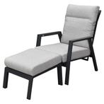 Barolo lounge balkonset 2 delig verstelbaar antraciet, Ophalen of Verzenden, Nieuw, Aluminium