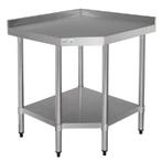 Roestvrij Stalen Hoektafel | 90(H)x70x96cm Vogue, Zakelijke goederen, Horeca | Meubilair en Inrichting, Verzenden, Nieuw in verpakking