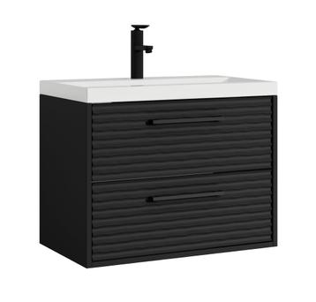 Badkamermeubel Etna 60cm mat zwart Badmeubel met wastafel beschikbaar voor biedingen
