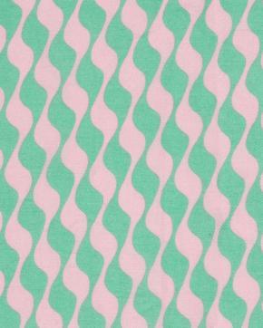 Viscose/Nylon Twill Kronkels Petol, Hobby en Vrije tijd, Stoffen en Lappen, Overige kleuren, Nieuw