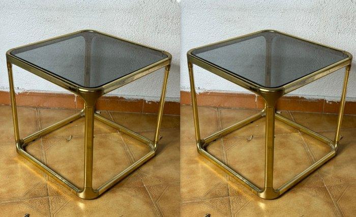 Bijzettafel (2) - Italiaans ontwerp - Messing, Huis en Inrichting, Overige Huis en Inrichting