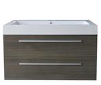 Sani Royal Badkamermeubel Grepo 100 cm Grey Oak, Nieuw