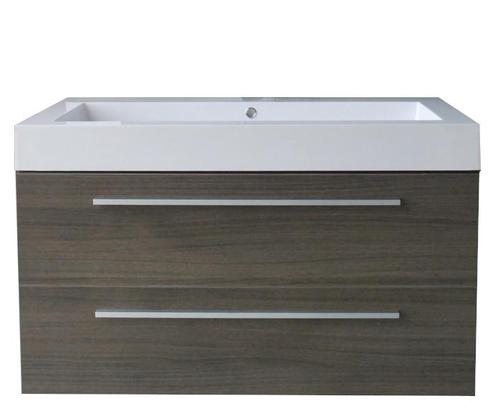 Sani Royal Badkamermeubel Grepo 100 cm Grey Oak, Huis en Inrichting, Badkamer | Badkamermeubels