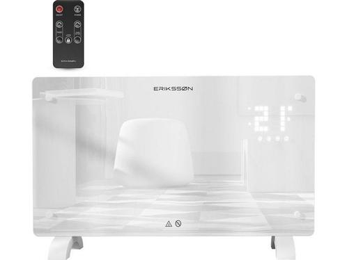 Erikssøn Elektrische Kachel - 2000W Heater - wit, Huis en Inrichting, Woonaccessoires | Overige, Nieuw, Verzenden