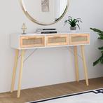 vidaXL Wandtafel 105x30x75 cm massief grenenhout en, Huis en Inrichting, Tafels | Bijzettafels, Verzenden, Nieuw