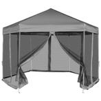 vidaXL Partytent pop-up zeshoekig met 6 zijwanden 3,6x3,1 m, Verzenden, Nieuw, Partytent
