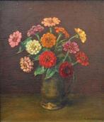 Manus van der Ven (1866-1944) - Een bloemstilleven met, Antiek en Kunst, Kunst | Schilderijen | Klassiek