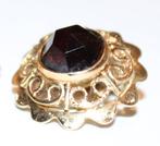 Oorbellen - 14 karaat Geel goud - goud oorbel granaat 14K, Sieraden, Tassen en Uiterlijk, Oorbellen, Nieuw