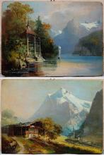 Hubert Sattler (1817-1904), Attributed to - A pair of Swiss, Antiek en Kunst