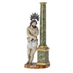 sculptuur, Senhor da cana verde - 33 cm - Hout, Antiek en Kunst