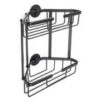 Doucherek | Differnz (Driehoek, 2 laags, Aluminium, Zwart), Verzenden, Nieuw