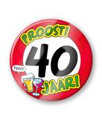 Bierviltjes 40 Jaar 12,5cm 6st, Verzenden, Nieuw