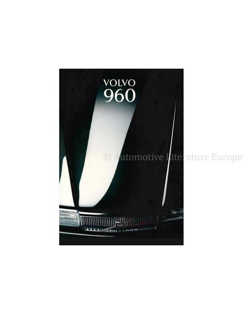 1993 VOLVO 960 BROCHURE DUITS, Boeken, Auto's | Folders en Tijdschriften, Volvo