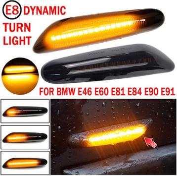 Dynamisch knipperlicht ZWART BMW E90 E91 E92 E93 E60 E87 E82 beschikbaar voor biedingen