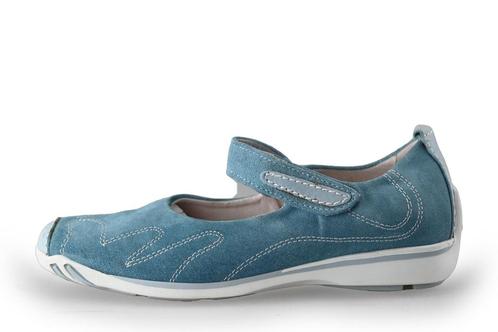 Durea Instappers in maat 38 Blauw | 10% extra korting, Kleding | Dames, Schoenen, Blauw, Zo goed als nieuw, Instappers, Verzenden