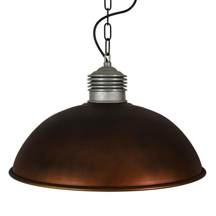 Hanglamp Industrieel II Copper Look Binnenverlichting, Huis en Inrichting, Lampen | Hanglampen, Minder dan 50 cm, Nieuw, Verzenden