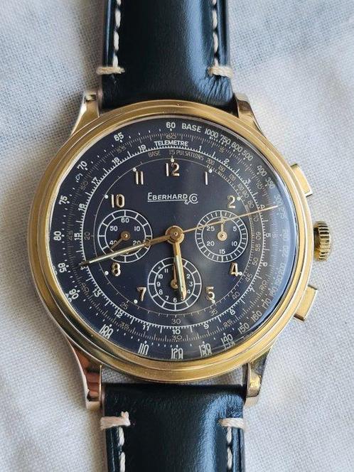 Eberhard & Co. - Cronograph Magie Noire - REF. 34006 0774 -, Sieraden, Tassen en Uiterlijk, Horloges | Heren