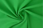 10 meter molton stof - Groen, 120 cm of meer, Ophalen of Verzenden, Katoen, Groen