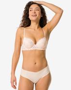 HEMA Dames brazilian micro met kant lichtroze, Kleding | Dames, Ondergoed en Lingerie, Verzenden
